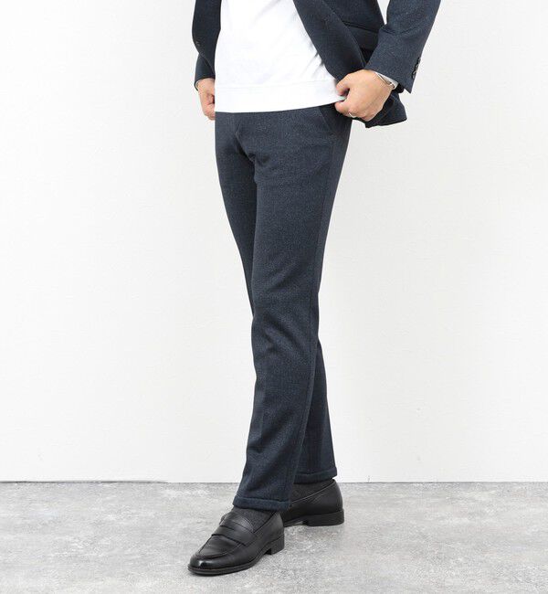 Stutostein「《ビジカジ/セットアップ対応》CORDURA 裏起毛ストレッチパンツ 25AW」|チノ|