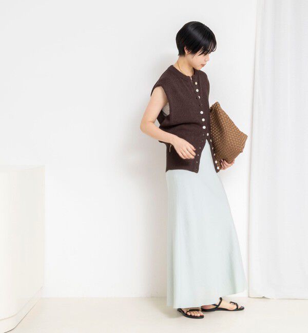 NOLLEY'S「ウォッシャブルセルロースバイヤススカート」|スカート|