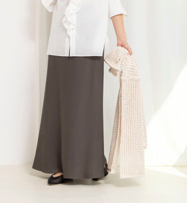 NOLLEY'S「ウォッシャブルセルロースバイヤススカート」|スカート|