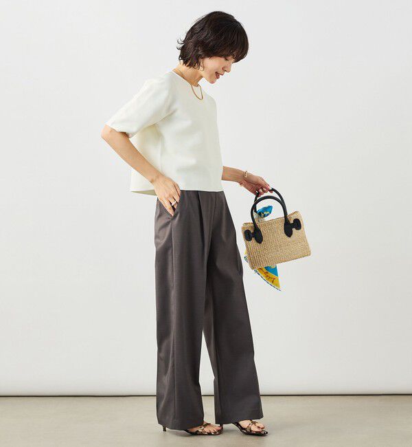 NOLLEY'S「《手洗い可能》ホールガーメントニットＴ」|ニット・セーター|