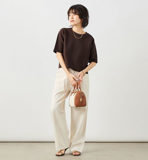 NOLLEY'S「《手洗い可能》ホールガーメントニットＴ」|ニット・セーター|