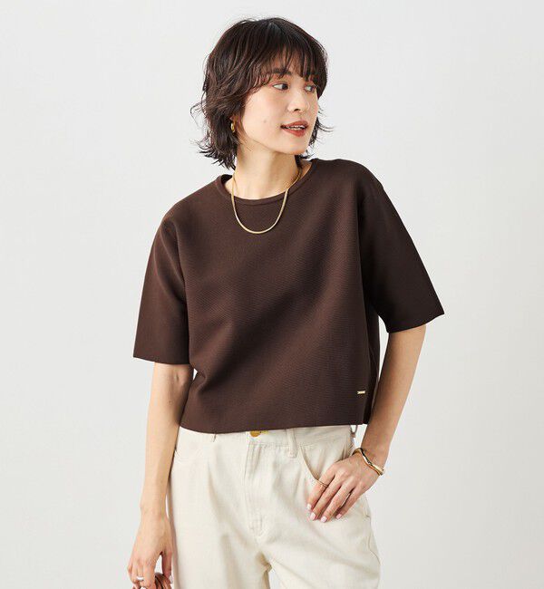 NOLLEY'S「《手洗い可能》ホールガーメントニットＴ」|ニット・セーター|