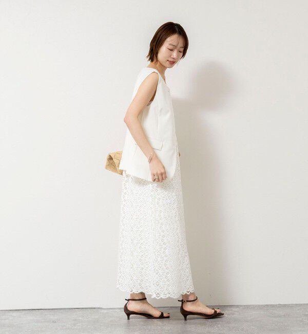 NOLLEY'S sophi「ウォッシャブルクロッシェレースキャミワンピース」|ワンピース|