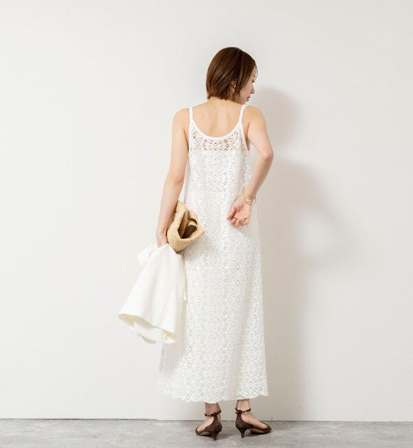 NOLLEY'S sophi「ウォッシャブルクロッシェレースキャミワンピース」|ワンピース|
