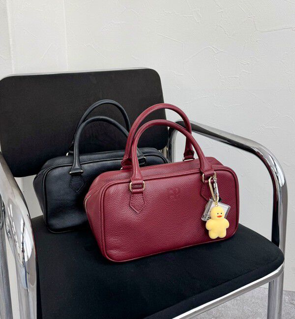 fredy emue「FR横長レザーボストンバッグ」|ショルダー・メッセンジャー|