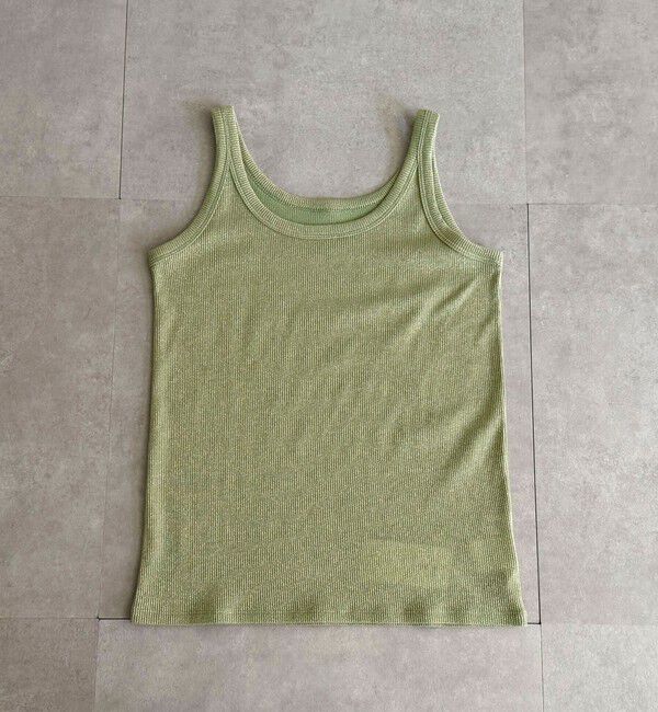 fredy emue「ラメリブタンクトップ」|タンクトップ|