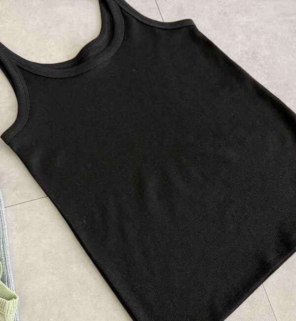 fredy emue「ラメリブタンクトップ」|タンクトップ|