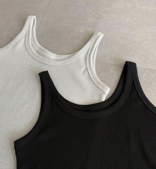 fredy emue「ラメリブタンクトップ」|タンクトップ|