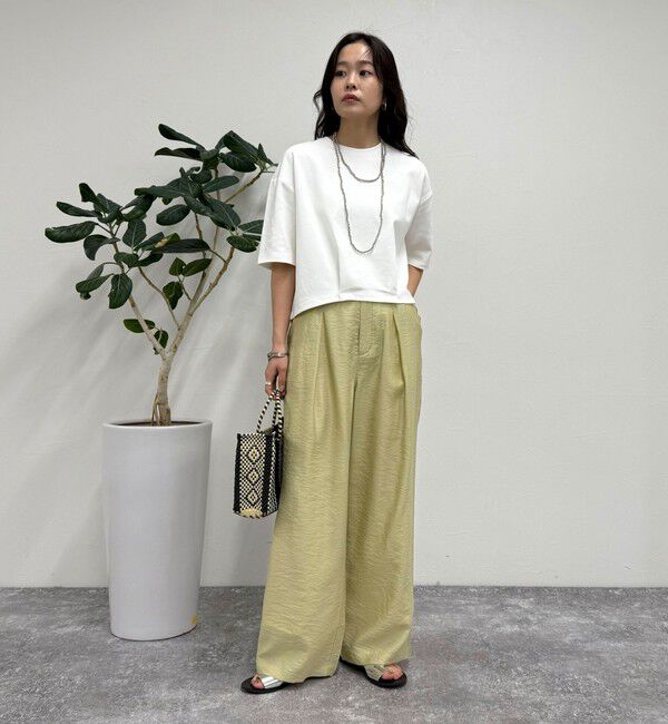 fredy emue「ドライタンブラーイージースラックスパンツ」|スラックス|