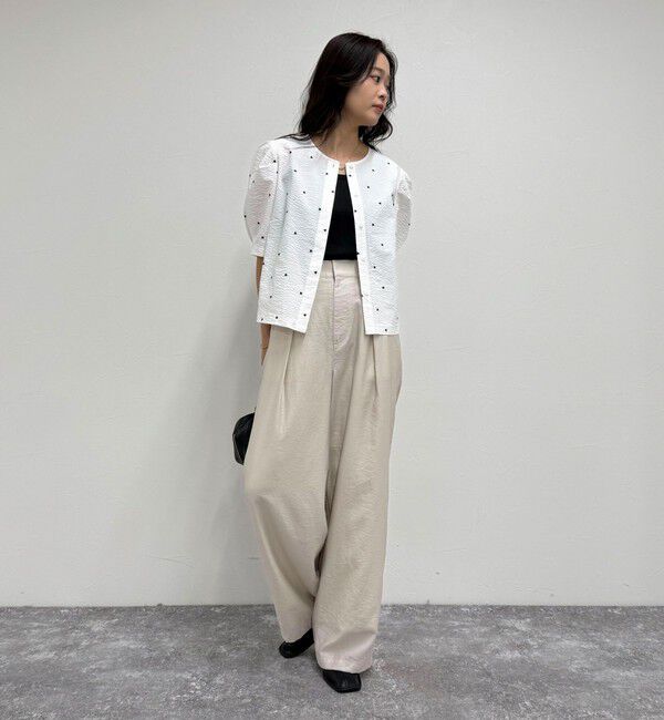 fredy emue「ドライタンブラーイージースラックスパンツ」|スラックス|