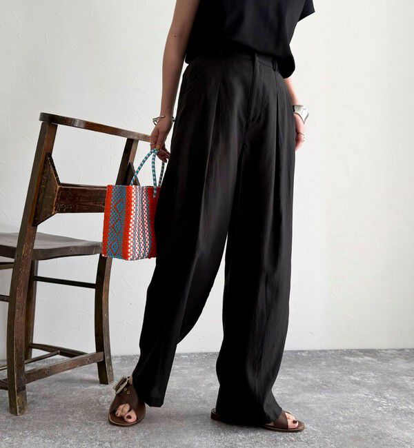 fredy emue「ドライタンブラーイージースラックスパンツ」|スラックス|