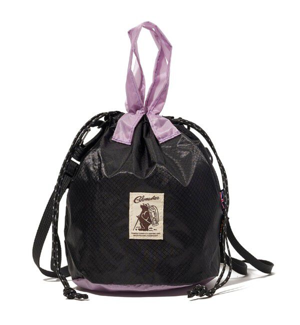 GLOSTER「【COBMASTER/コブマスター】KINCHAKU POUCH 巾着ポーチ ショルダー 2WAY」|ショルダー・メッセンジャー|ブラック