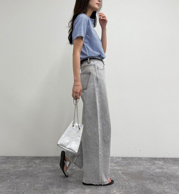 fredy emue「ハートFR刺繍ヘンリーTシャツ」|Tシャツ・カットソー|