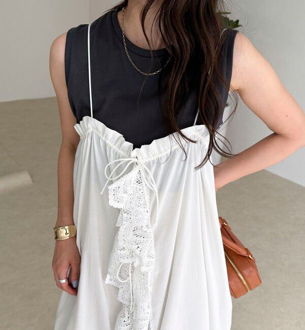 fredy emue「2ＷAYレイヤードキャミワンピース」|ワンピース|