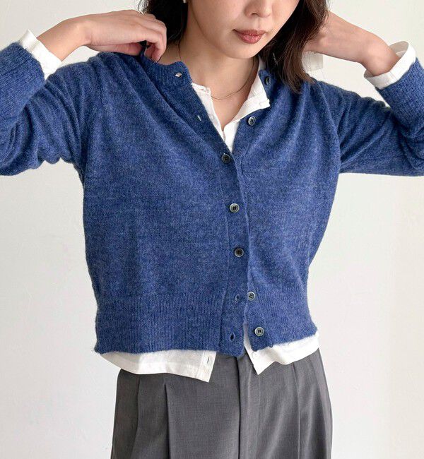 fredy emue「【@sora_522m企画】ウール混天竺カーディガン」|カーディガン|