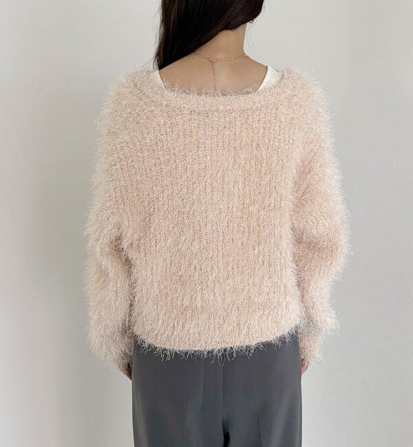 fredy emue「ポリフェザーニットボレロ」|カーディガン|