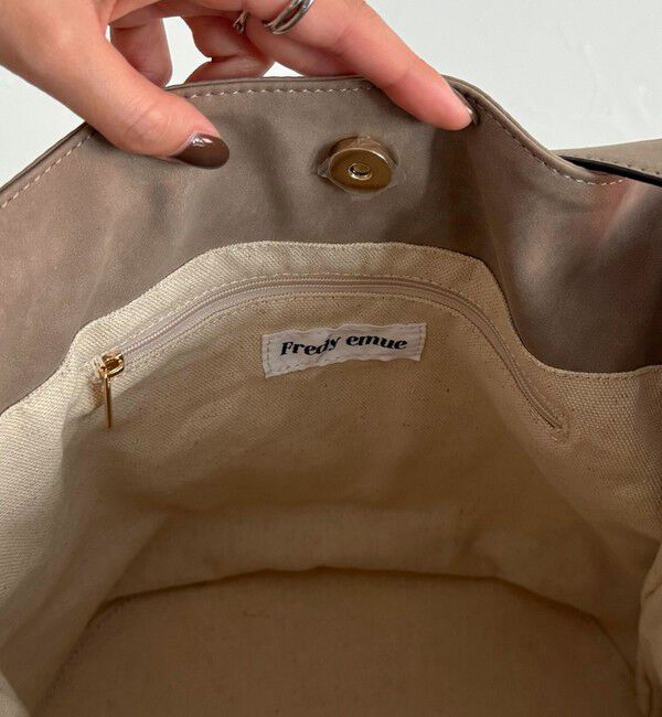 fredy emue「【WEB限定カラー】スエードベルトホーボーバッグ」|ショルダー・メッセンジャー|