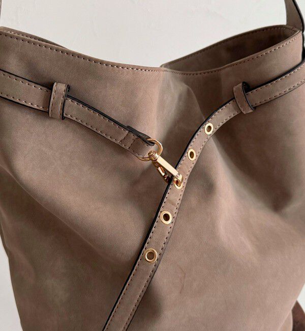 fredy emue「【WEB限定カラー】スエードベルトホーボーバッグ」|ショルダー・メッセンジャー|