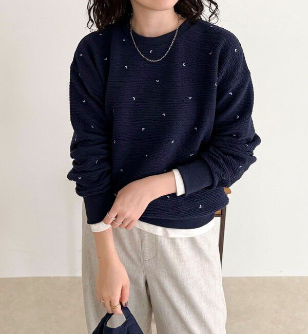 fredy emue「【大人気リバイバル】ハート刺繍コンパクトスウェットプルオーバー」|スウェット・ジャージ|