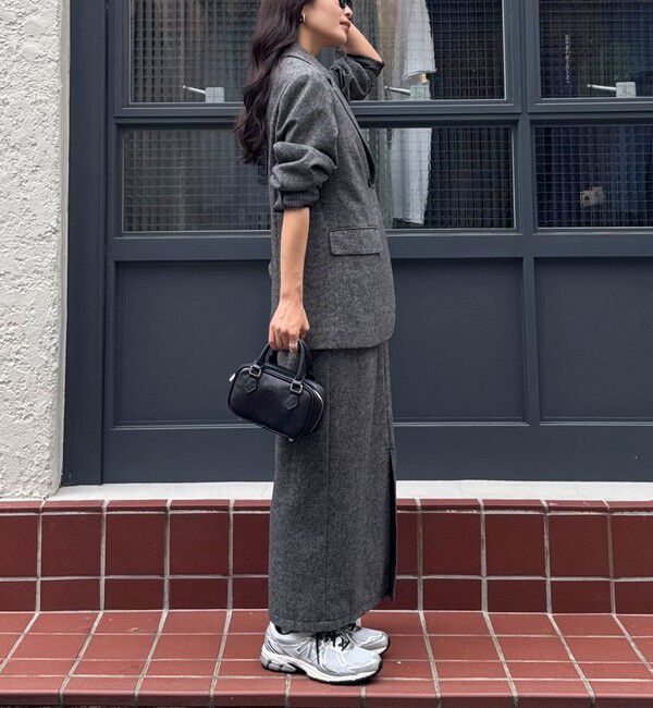 fredy emue「《セットアップ対応》ツィードオーバージャケット」|テーラードジャケット|