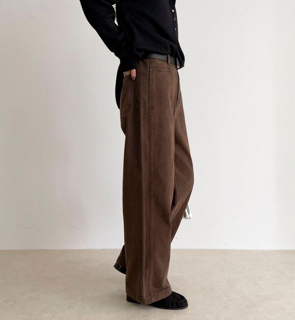 fredy emue「コットンツイルストレートパンツ」|チノ|