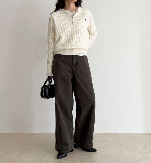 fredy emue「コットンツイルストレートパンツ」|チノ|