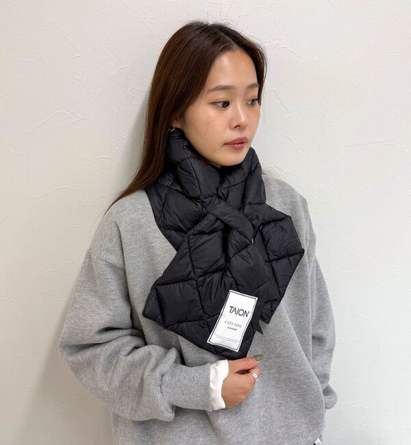 fredy emue「【TAION/タイオン】CITYダウンスカーフ」|ストール|