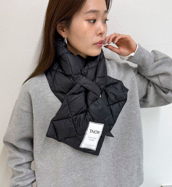 fredy emue「【TAION/タイオン】CITYダウンスカーフ」|ストール|