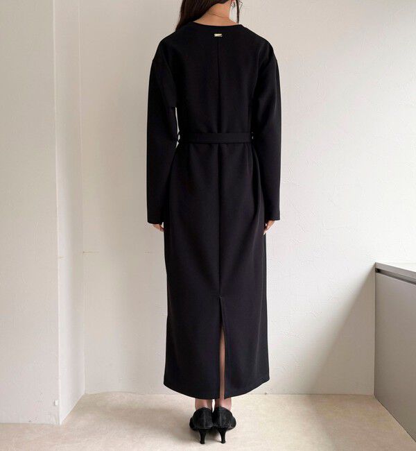 fredy emue「ジョーゼットベルト付きワンピース」|ワンピース|