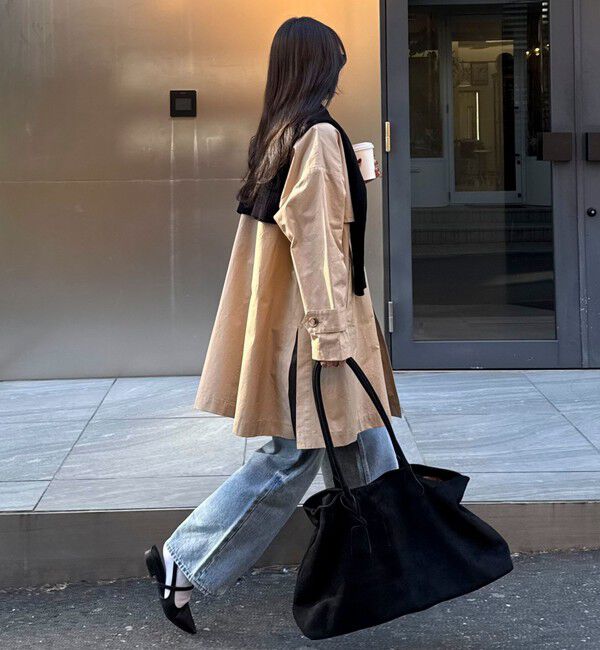 fredy emue「ミドル丈オーバートレンチコート」|トレンチコート|