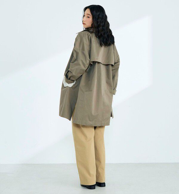 fredy emue「ミドル丈オーバートレンチコート」|トレンチコート|