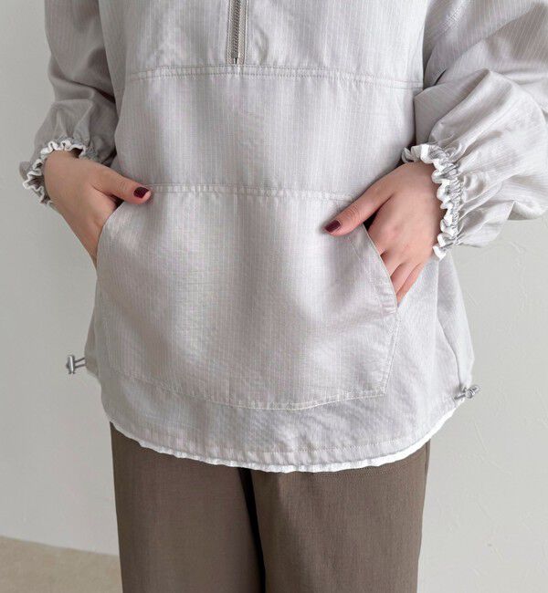 fredy emue「ストライプアノラックシャツブルゾン」|シャツ・ブラウス|