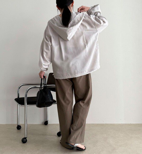 fredy emue「ストライプアノラックシャツブルゾン」|シャツ・ブラウス|