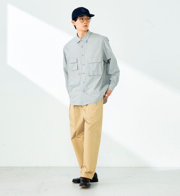 GLOSTER「【ギアディテール】チェック フィッシングシャツ」|シャツ・ブラウス|