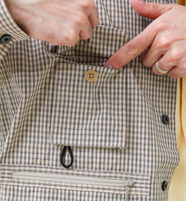 GLOSTER「【ギアディテール】チェック フィッシングシャツ」|シャツ・ブラウス|