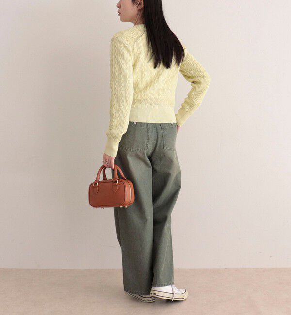 fredy emue「FR刺繍ケーブル柄ニットカーディガン」|カーディガン|