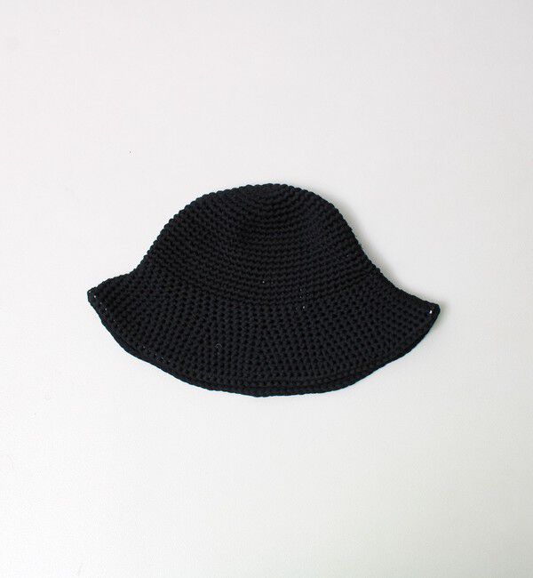 GLOSTER「【halo Commodity/ハロ コモディティー】Dry Knit Hat」|ハット|ブラック