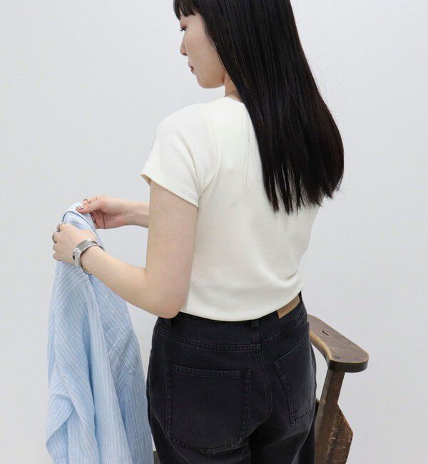 fredy emue「【@sora_522m企画】スクエアネックコンパクトTシャツ」|Tシャツ・カットソー|