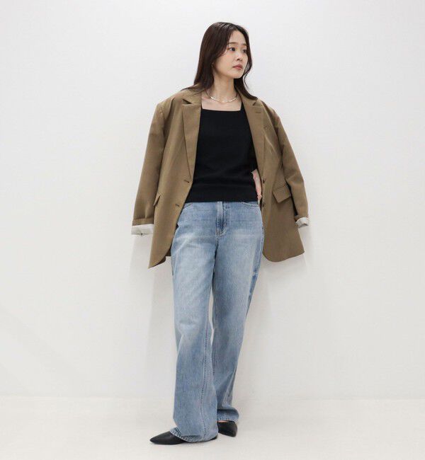 fredy emue「【@sora_522m企画】スクエアネックコンパクトTシャツ」|Tシャツ・カットソー|