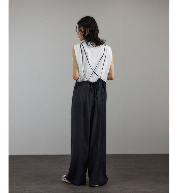 SALON adam et rope'「プリマベールショルダータックノースリーブプルオーバー［UVケア・洗える］」|Tシャツ・カットソー|