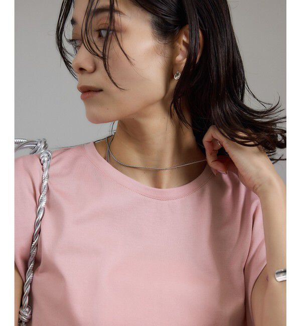 SALON adam et rope'「プリマベールショルダータックノースリーブプルオーバー［UVケア・洗える］」|Tシャツ・カットソー|