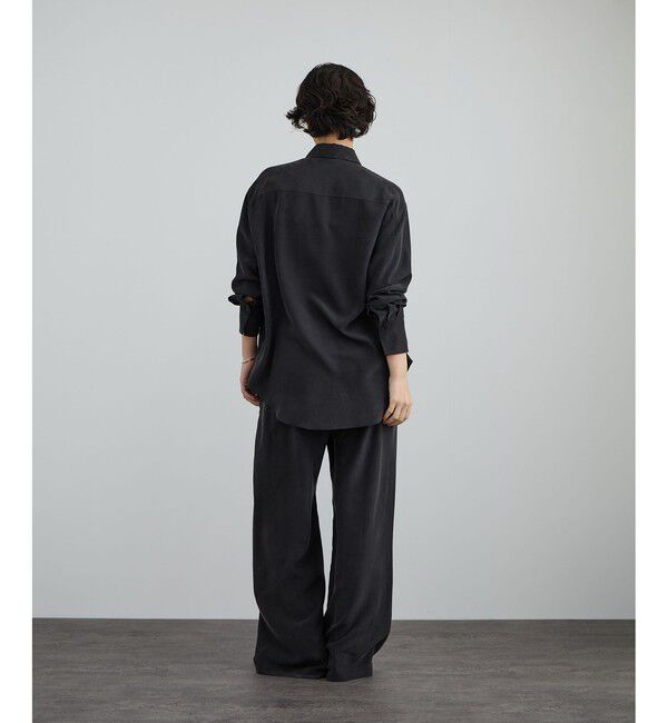SALON adam et rope'「[26SS]GENTLE SILK パンツ / セットアップ対応・洗える」|チノ|