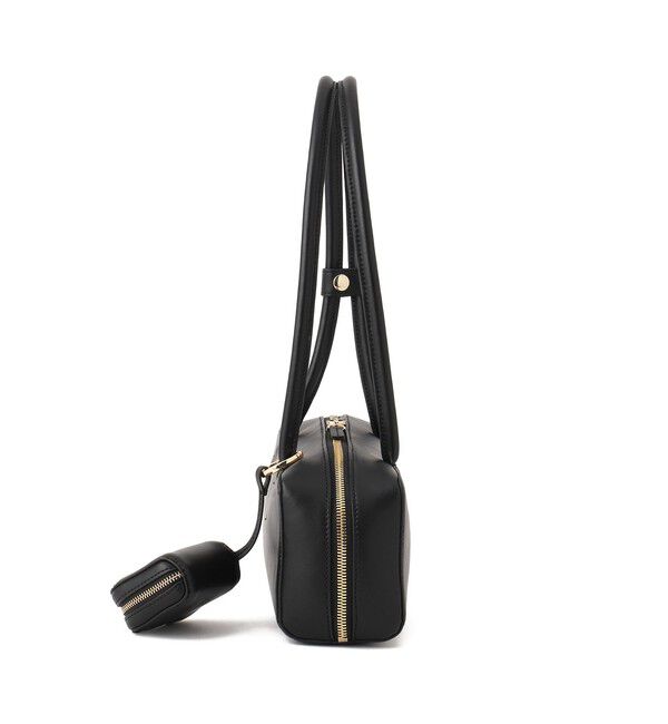 SALON adam et rope'「ミニポーチ付きスプリットレザーワイドバッグ / 追加」|ショルダー・メッセンジャー|