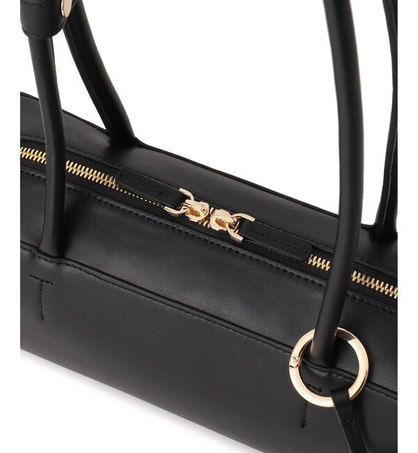 SALON adam et rope'「ミニポーチ付きスプリットレザーワイドバッグ / 追加」|ショルダー・メッセンジャー|