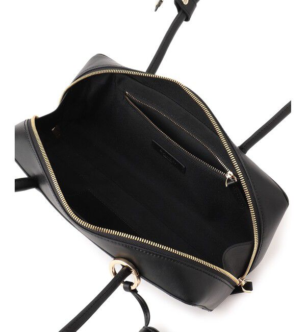 SALON adam et rope'「ミニポーチ付きスプリットレザーワイドバッグ / 追加」|ショルダー・メッセンジャー|