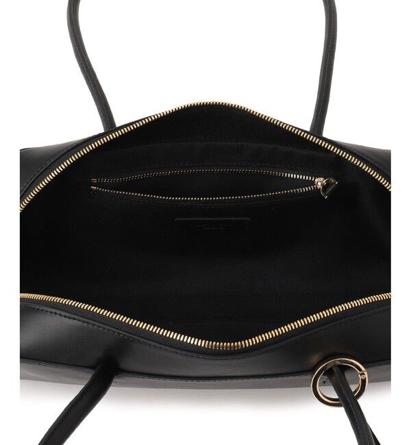 SALON adam et rope'「ミニポーチ付きスプリットレザーワイドバッグ / 追加」|ショルダー・メッセンジャー|