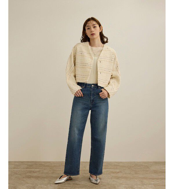 ROPE「【COFIL（コフィル）】シアーボートネックカットソー」|カーディガン|