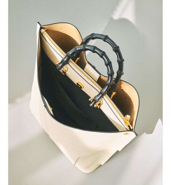 ROPE「【E'POR】BAMBOO BAG Large【通勤】【A4対応】【25AW】」|トートバッグ|