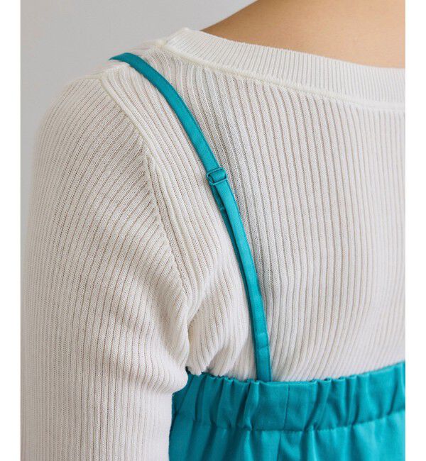 ROPE「コットンサテンオールインワン/洗える」|オールインワン|