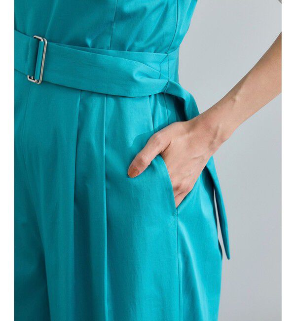 ROPE「コットンサテンオールインワン/洗える」|オールインワン|